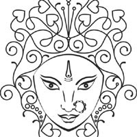 200x200 Hinduism Coloring Pages Surfnetkids