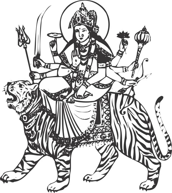 579x650 Krishna Clipart Lord Durga Many Interesting Cliparts