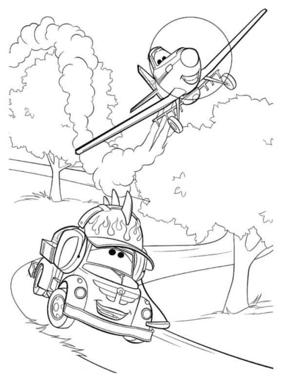 Coloring Page Disney Planes 595x791 Coloring Page Disney Planes