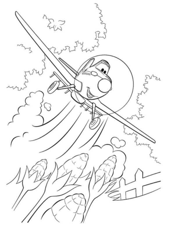595x803 Coloring Page Planes