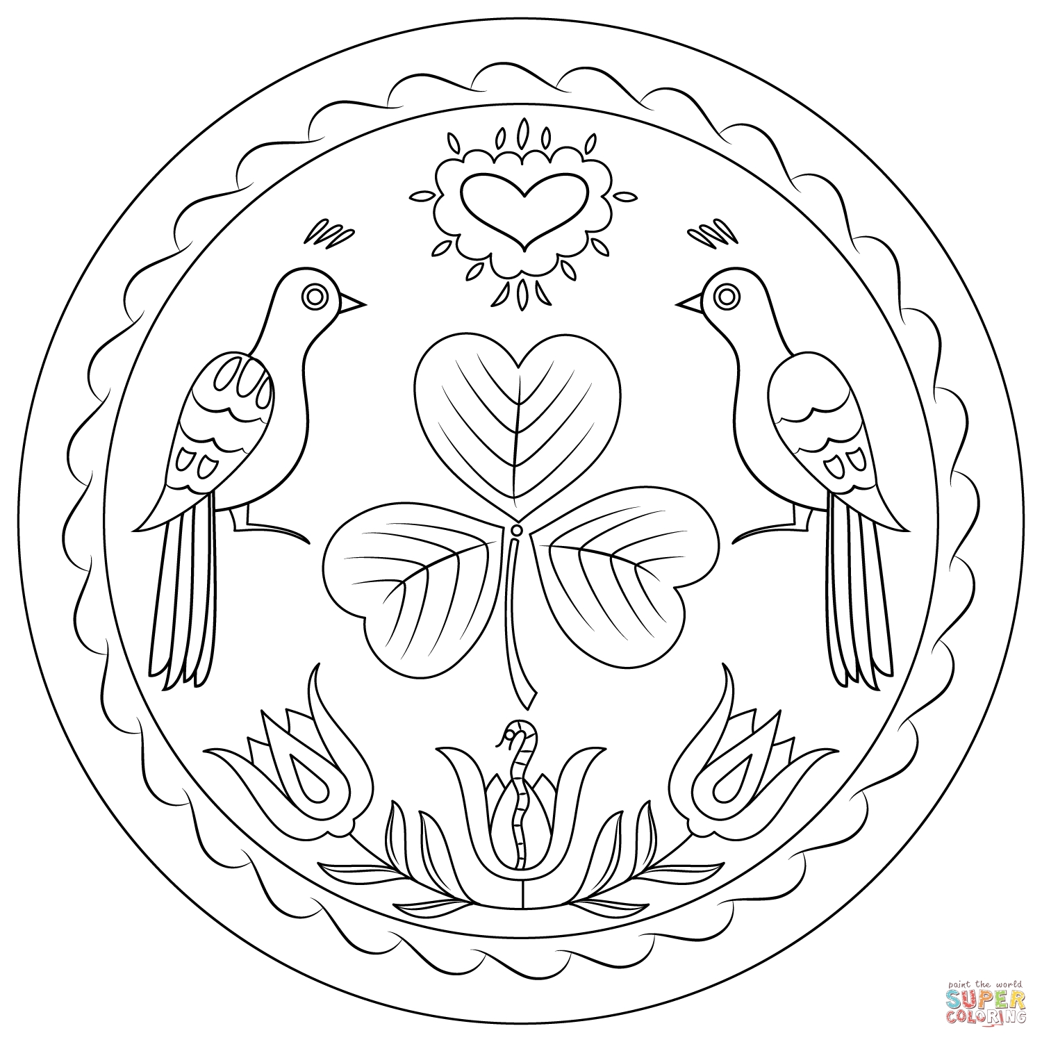 Pennsylvania Dutch Hex Signs Coloring Pages To Print Coloring 1500x1500 Pennsylvania Dutch Hex Signs Coloring Pages To Print Coloring