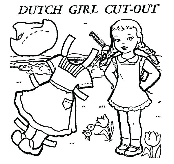 Cut Out Continents Coloring Page Cut Out Coloring Pages Dutch Girl 600x567 Cut Out Continents Coloring Page Cut Out Coloring Pages Dutch Girl