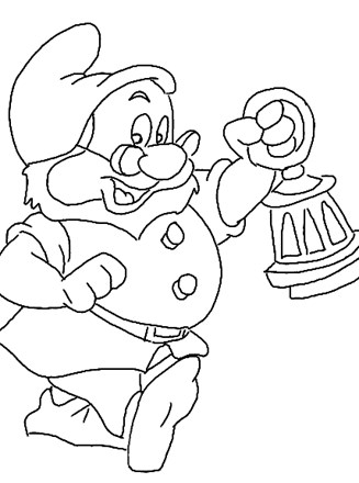 Snow White Coloring Page 327x440 Snow White Coloring Page