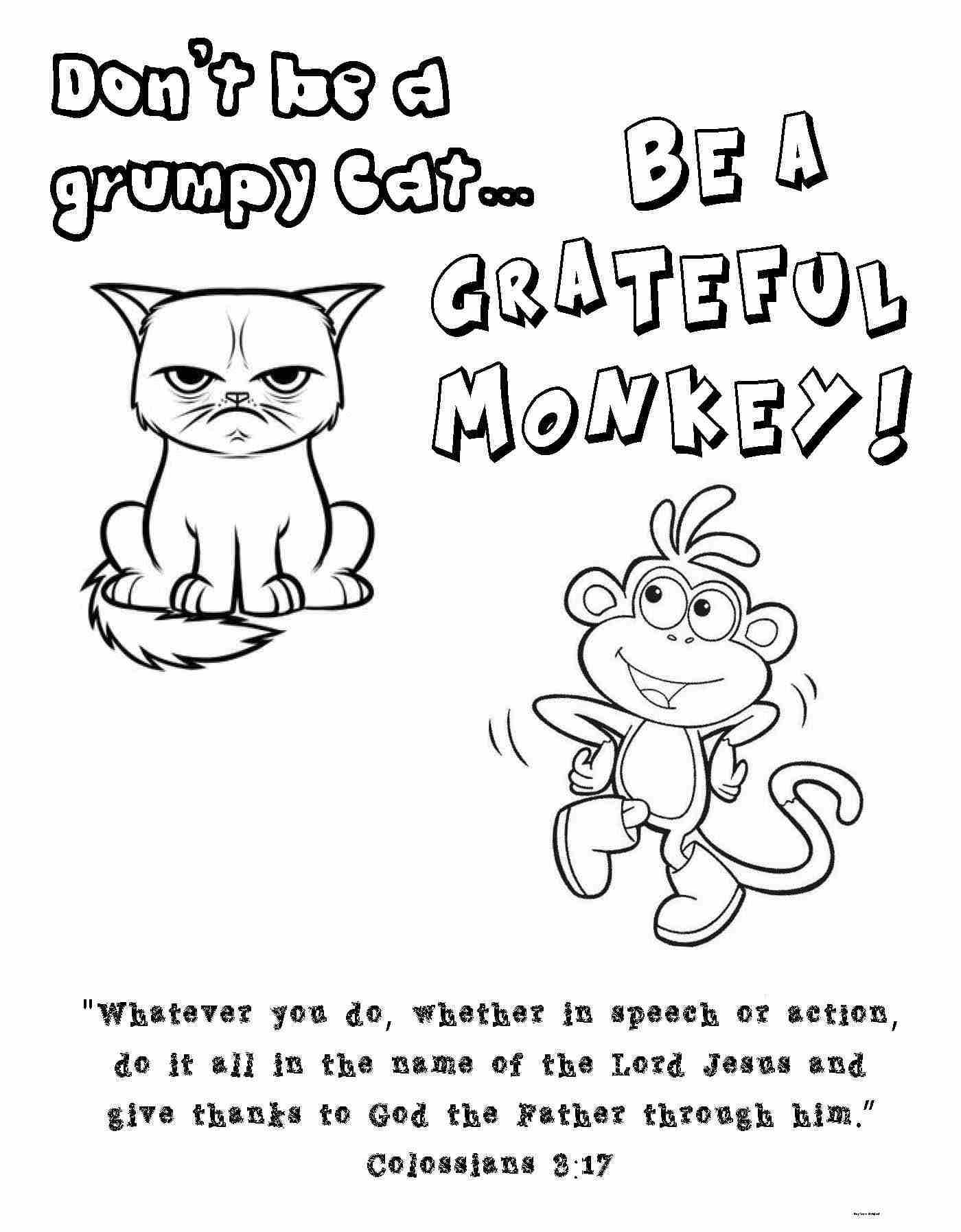 Colossians 3 17 Coloring Page Grumpy Cat Boots From Dora Kid S 1400x1795 Colossians 3 17 Coloring Page Grumpy Cat Boots From Dora Kid S