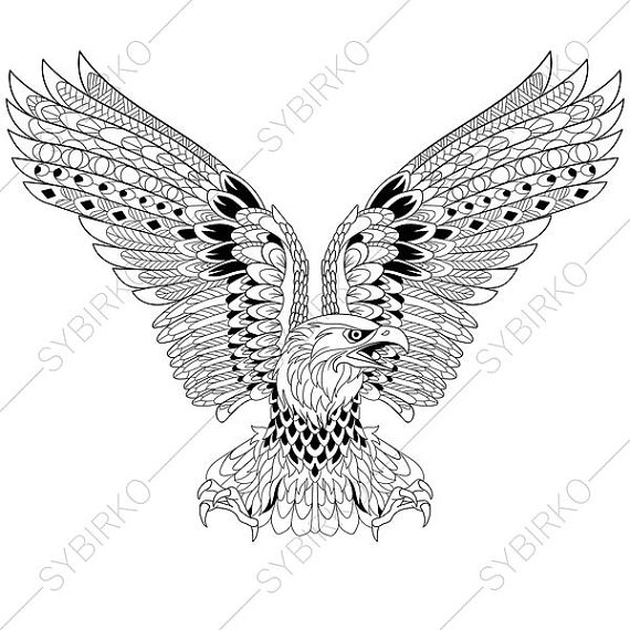 Eagle. Independence Day Symbol. Coloring Pages For 4th Of July 570x570 Eagle. Independence Day Symbol. Coloring Pages For 4th Of July