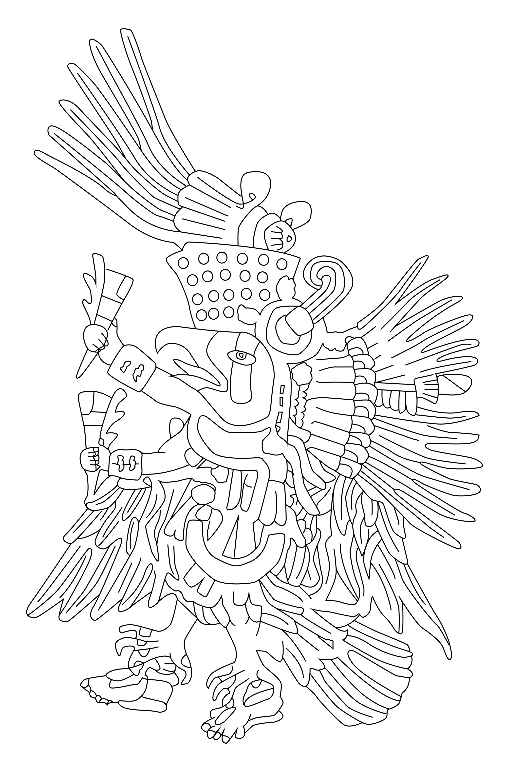 Free Coloring Page Coloring Adult Chief Mayan By Olivier A Great 2055x3134 Free Coloring Page Coloring Adult Chief Mayan By Olivier A Great