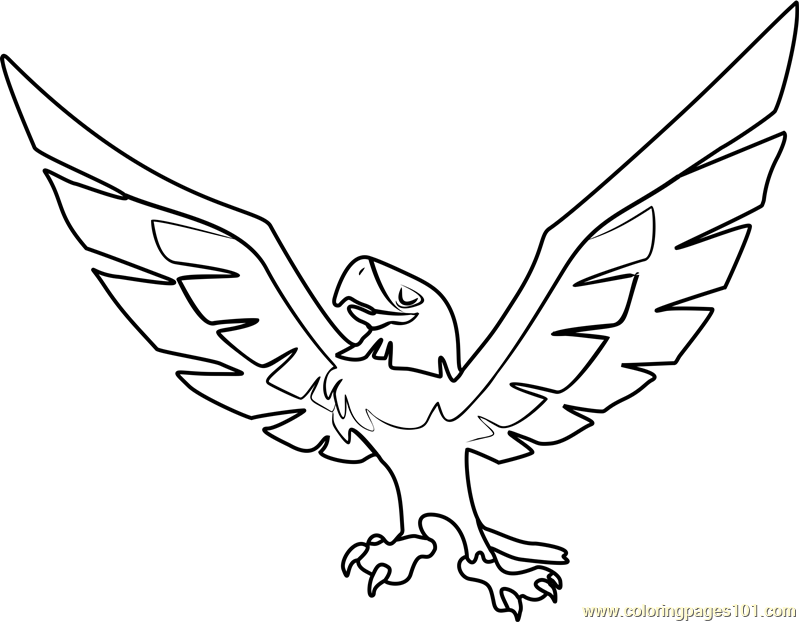 Eagle Animal Jam Coloring Page 799x622 Eagle Animal Jam Coloring Page