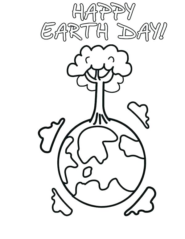 600x776 Earth For Coloring Earth Color Page Earth Day Earth Day Coloring