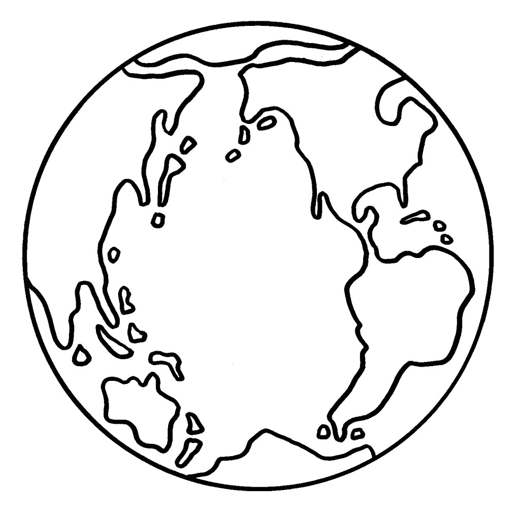 1024x1016 Free Printable Earth Coloring Pages For Kids