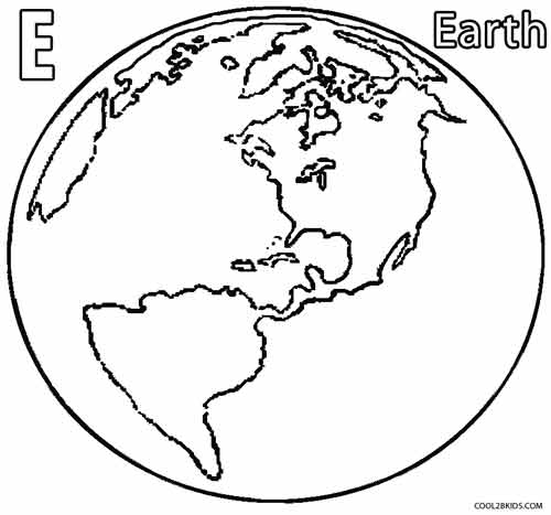 500x467 Printable Earth Coloring Pages For Kids Cool2bkids