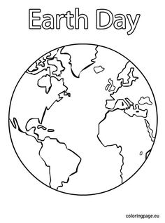 Large Earth Coloring Page Great For Earth Day Crafts Preschool 236x318 Large Earth Coloring Page Great For Earth Day Crafts Preschool