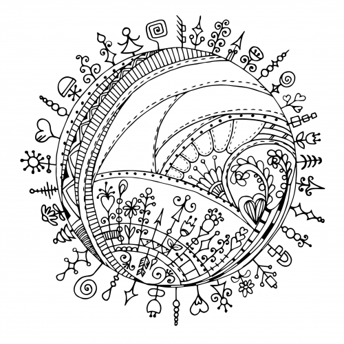 Earth Day Coloring Page 500x500 Earth Day Coloring Page