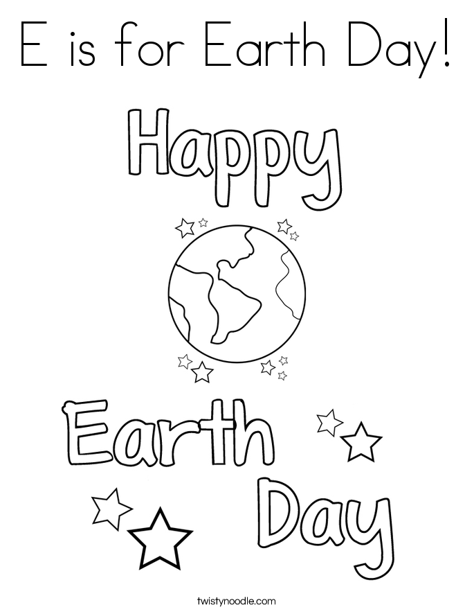 E Is For Earth Day Coloring Page 685x886 E Is For Earth Day Coloring Page