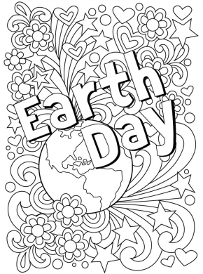 Earth Earth Day Coloring Page, Earth 290x390 Earth Earth Day Coloring Page, Earth