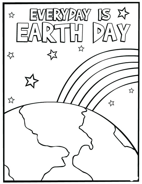 550x711 Earth Day Coloring Pages Printable Printable Coloring Planet Earth