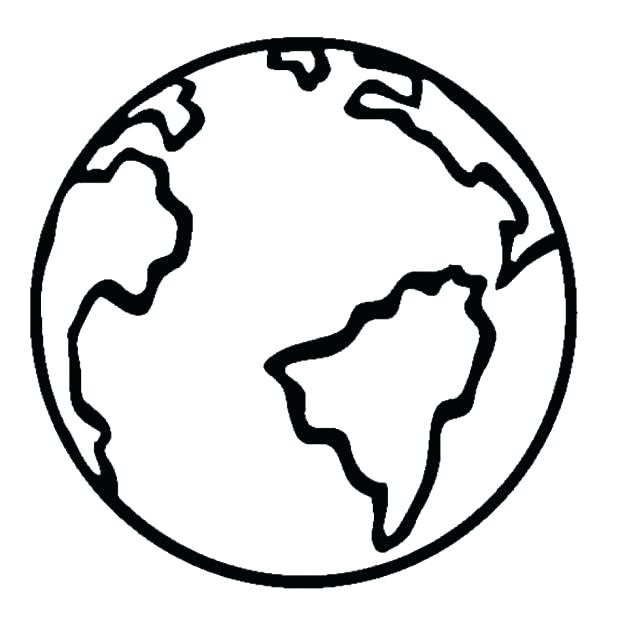 618x631 Coloring Page Of Earth Kids Coloring Pages Earth Pages Earth