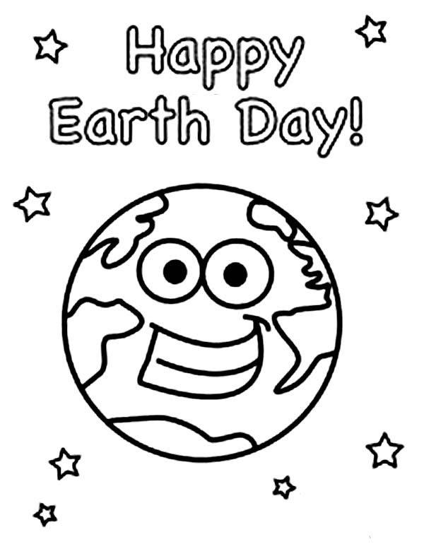 600x777 Happy Earth Day To All Coloring Page Download Print Online