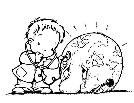 Earth Day Printable Coloring Pages