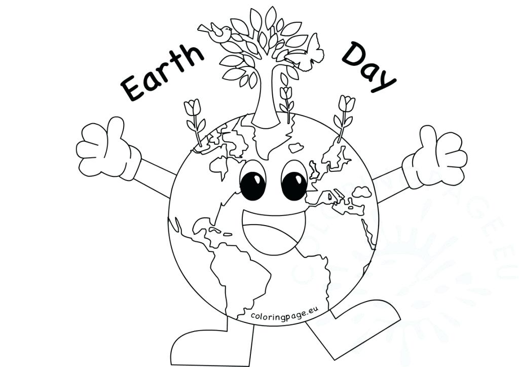 Earth Color Page Color Pages Earth Day For Kids With Sun Free 1024x724 Earth Color Page Color Pages Earth Day For Kids With Sun Free