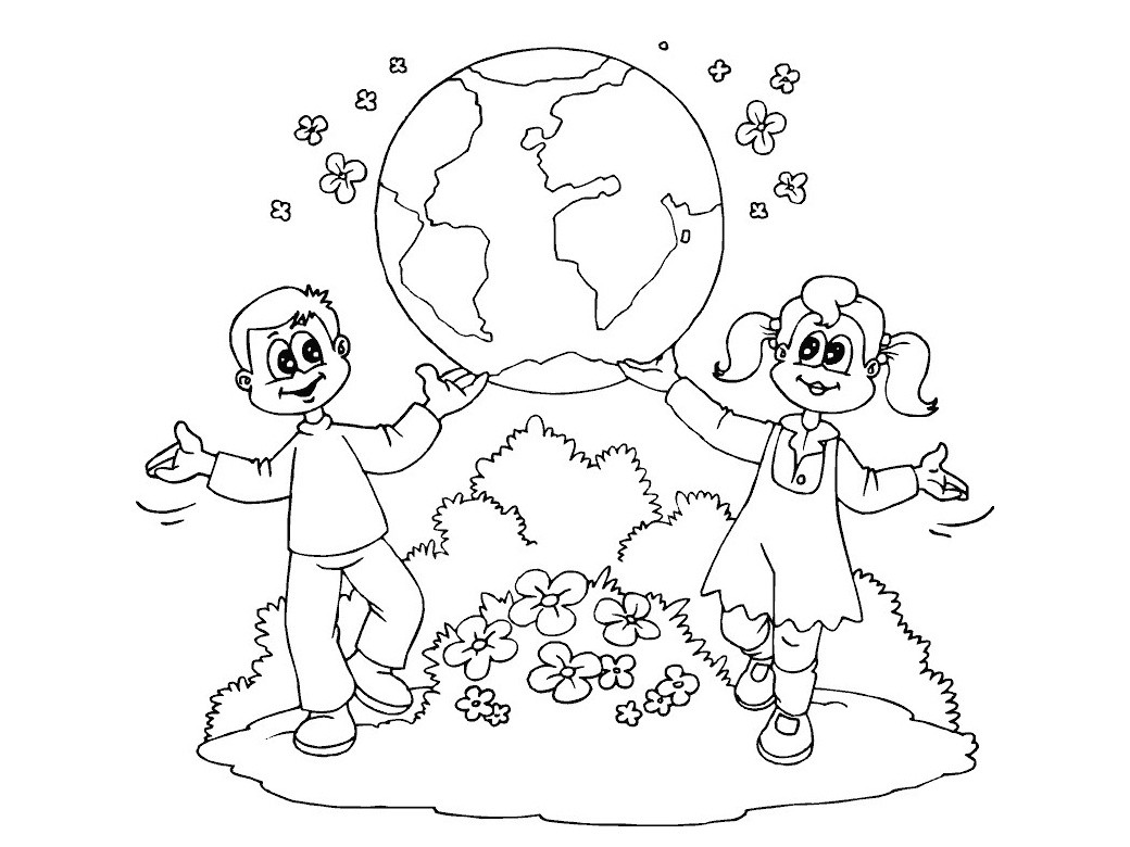 Earth Coloring Pages For Preschoolers Fresh World Day Earth Day 1040x780 Earth Coloring Pages For Preschoolers Fresh World Day Earth Day
