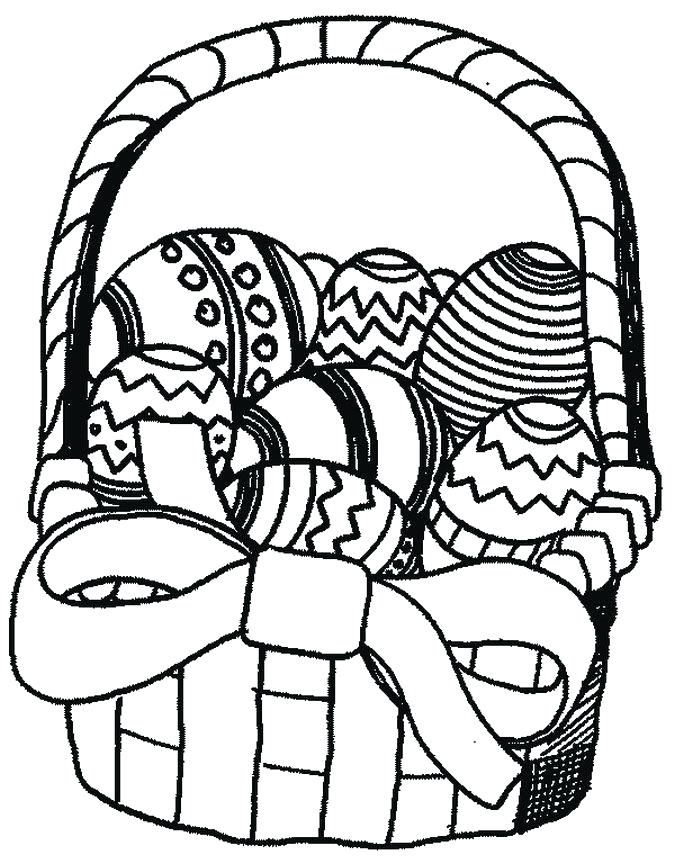 Easter Basket Coloring Pages at GetColorings.com | Free printable