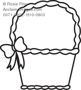 271x300 Easter Basket Coloring Page Royalty Free Clip Art Picture