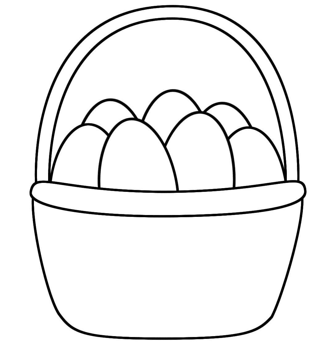 Easter Basket Coloring Pages Top 10 Free Printable Inside 1070x1120 Easter Basket Coloring Pages Top 10 Free Printable Inside