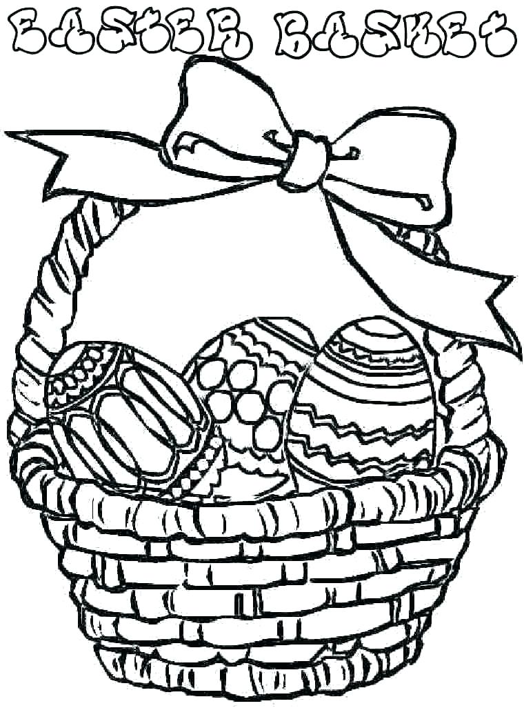 Easter Baskets Coloring Pages Basket Coloring Pages To Print Free 760x1026 Easter Baskets Coloring Pages Basket Coloring Pages To Print Free