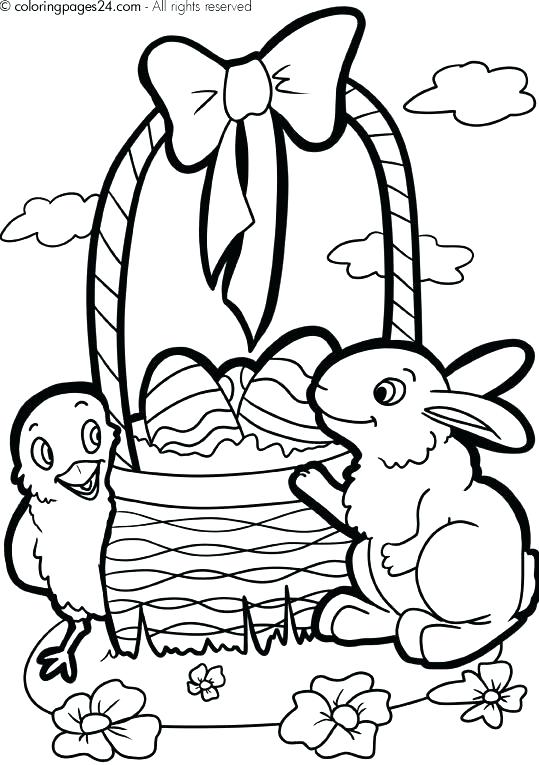 Easter Basket Coloring Pages 539x765 Easter Basket Coloring Pages