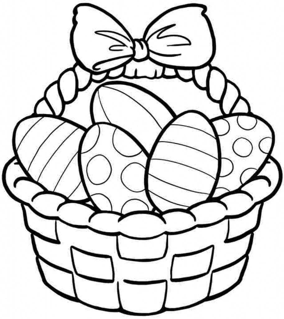 Easter Basket Printable Coloring Pages at GetColorings.com | Free