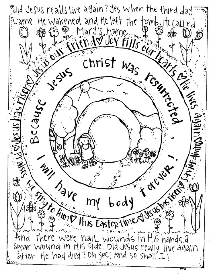 Easter Bible Coloring Pages