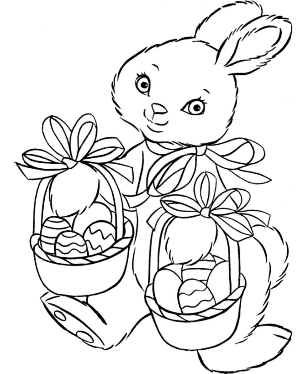Easter Bunny Coloring Pages 360coloringpages 980x1200 Easter Bunny Coloring Pages 360coloringpages