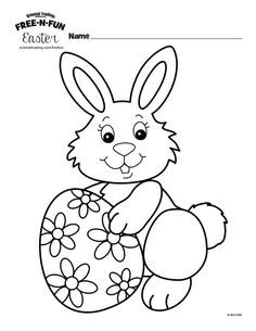 Easter Bunny Coloring Pages For Kids Easter Bunny 236x305 Easter Bunny Coloring Pages For Kids Easter Bunny