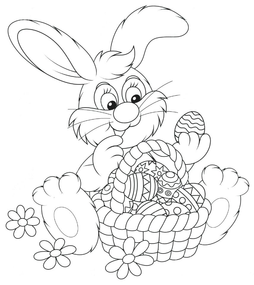 Coloring Pages Easter Bunny Coloring Page. Easter Bunny Coloring 855x960 Coloring Pages Easter Bunny Coloring Page. Easter Bunny Coloring