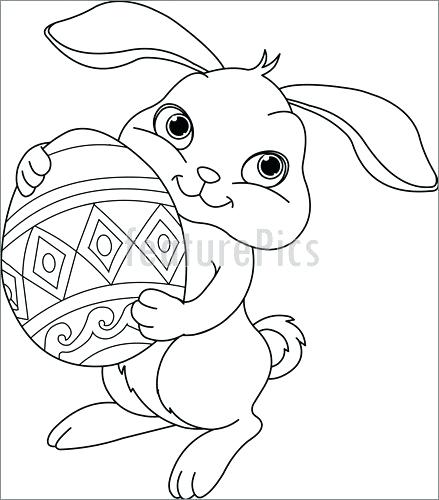 Bunny Coloring Page Bunny Coloring Pages For Preschoolers 439x500 Bunny Coloring Page Bunny Coloring Pages For Preschoolers