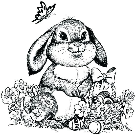 Coloring Pages Of Bunnies For Easter Bunny Coloring Page Detail 550x544 Coloring Pages Of Bunnies For Easter Bunny Coloring Page Detail