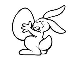 Easter Bunny Coloring Pages 220x220 Easter Bunny Coloring Pages