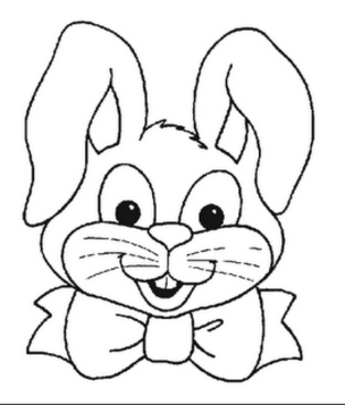 313x368 Easter Bunny Face Coloring Pages Get Bubbles