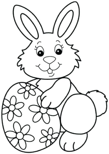 450x635 Easter Bunnies Colouring Pictures Bunny To Colour A Cute Bunny