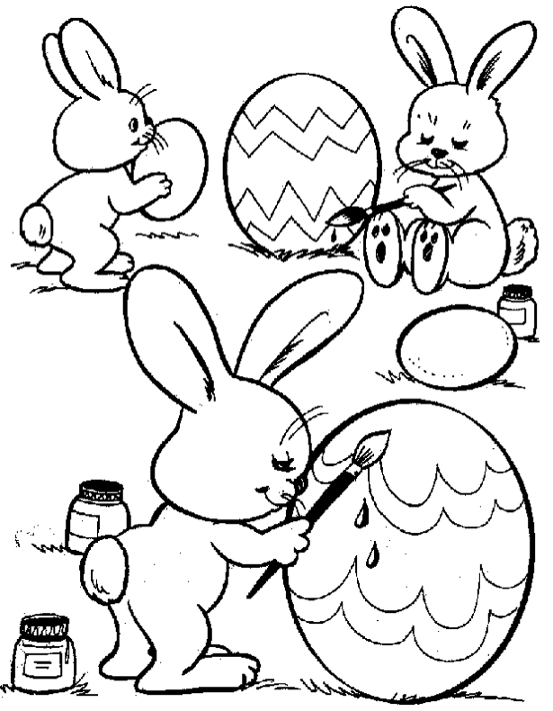 Easter Bunny Eggs Coloring Page Amp Coloring Book 615x790 Easter Bunny Eggs Coloring Page Amp Coloring Book