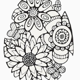 268x268 Easter Coloring Pages For Adults Az Coloring Pages Easter Coloring