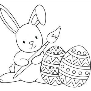 Easter Rabbit Coloring Pages Free Fresh Easter Bunny Coloring 300x300 Easter Rabbit Coloring Pages Free Fresh Easter Bunny Coloring