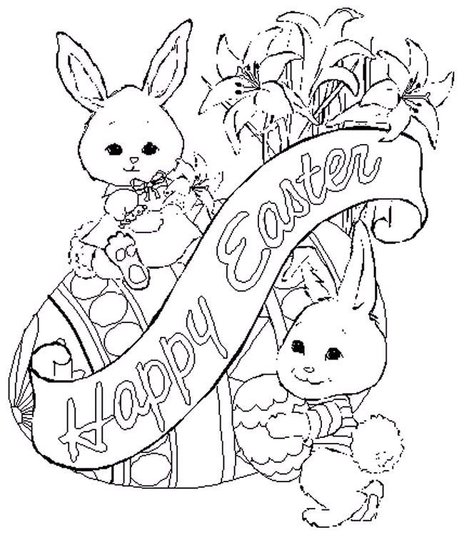 Easter Coloring Pages For Children