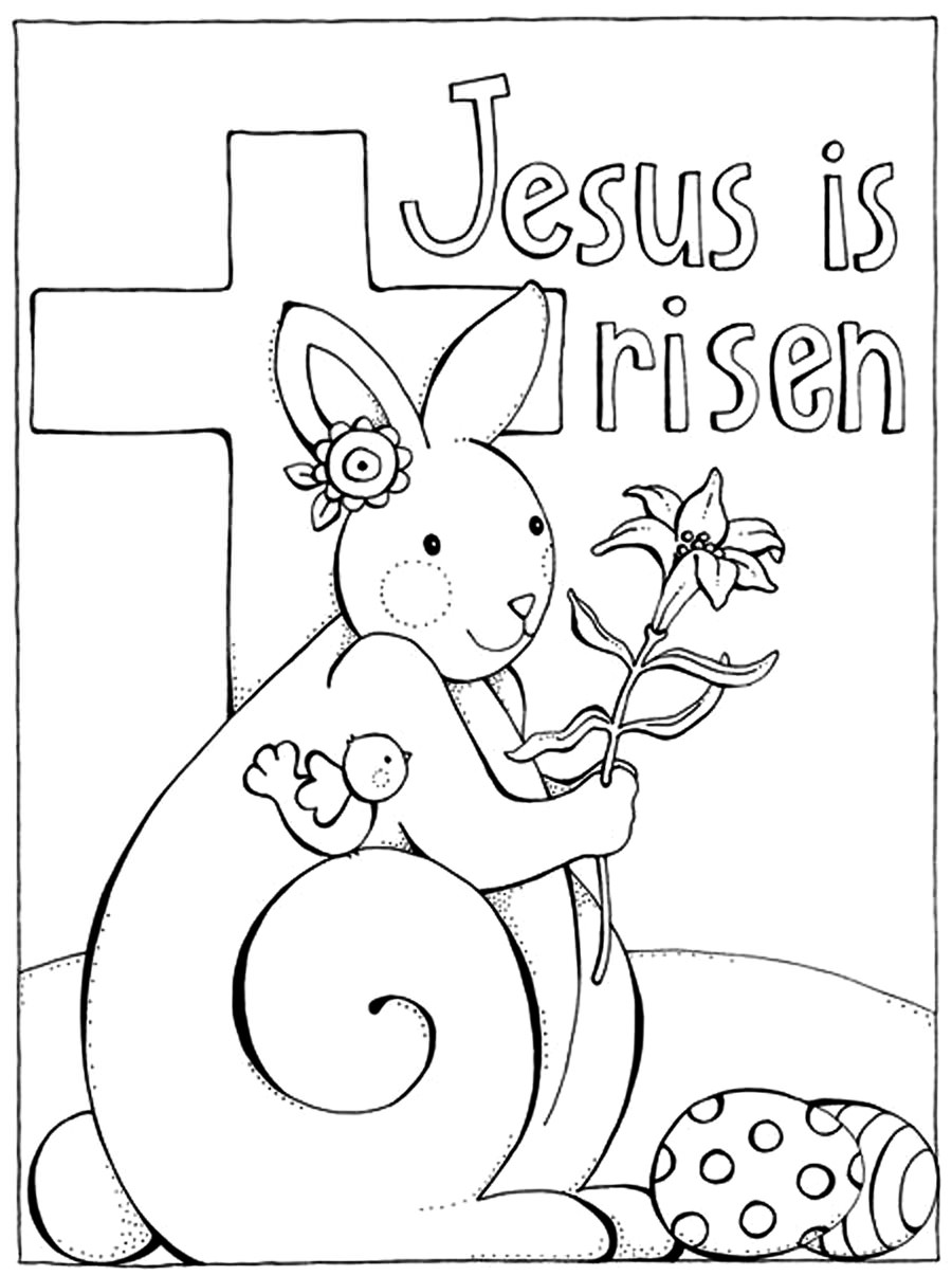 Easter Coloring Pages For Preschoolers
