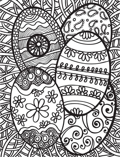 Easter Coloring Pages Hard