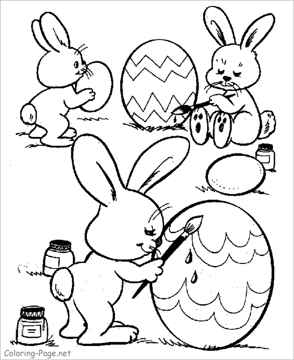 585x716 Bunny And Egg Coloring Pages New 21 Easter Coloring Pages Free