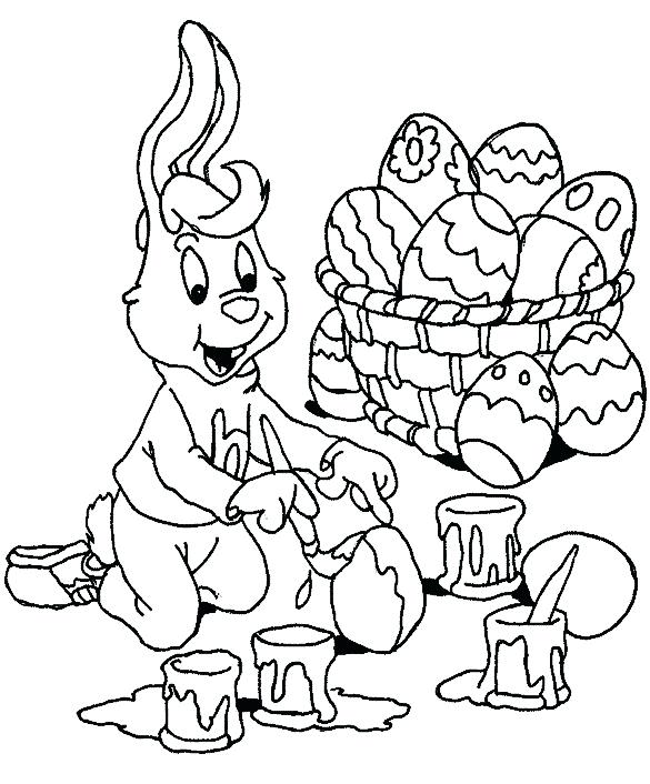 Easter Coloring Pages To Print Icontent 585x706 Easter Coloring Pages To Print Icontent