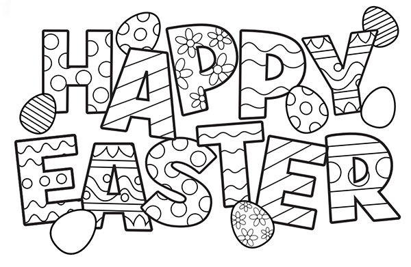 Free^ Happy Easter Coloring Pages Printable For Adults (Eggs 600x391 Free^ Happy Easter Coloring Pages Printable For Adults (Eggs