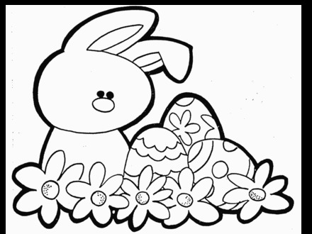 Printable Easter Coloring Pages Preschool To Good Paint Kids 440x330 Printable Easter Coloring Pages Preschool To Good Paint Kids