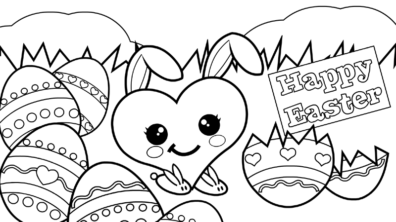 800x450 Printable Easter Sunday 2018 Coloring Pages